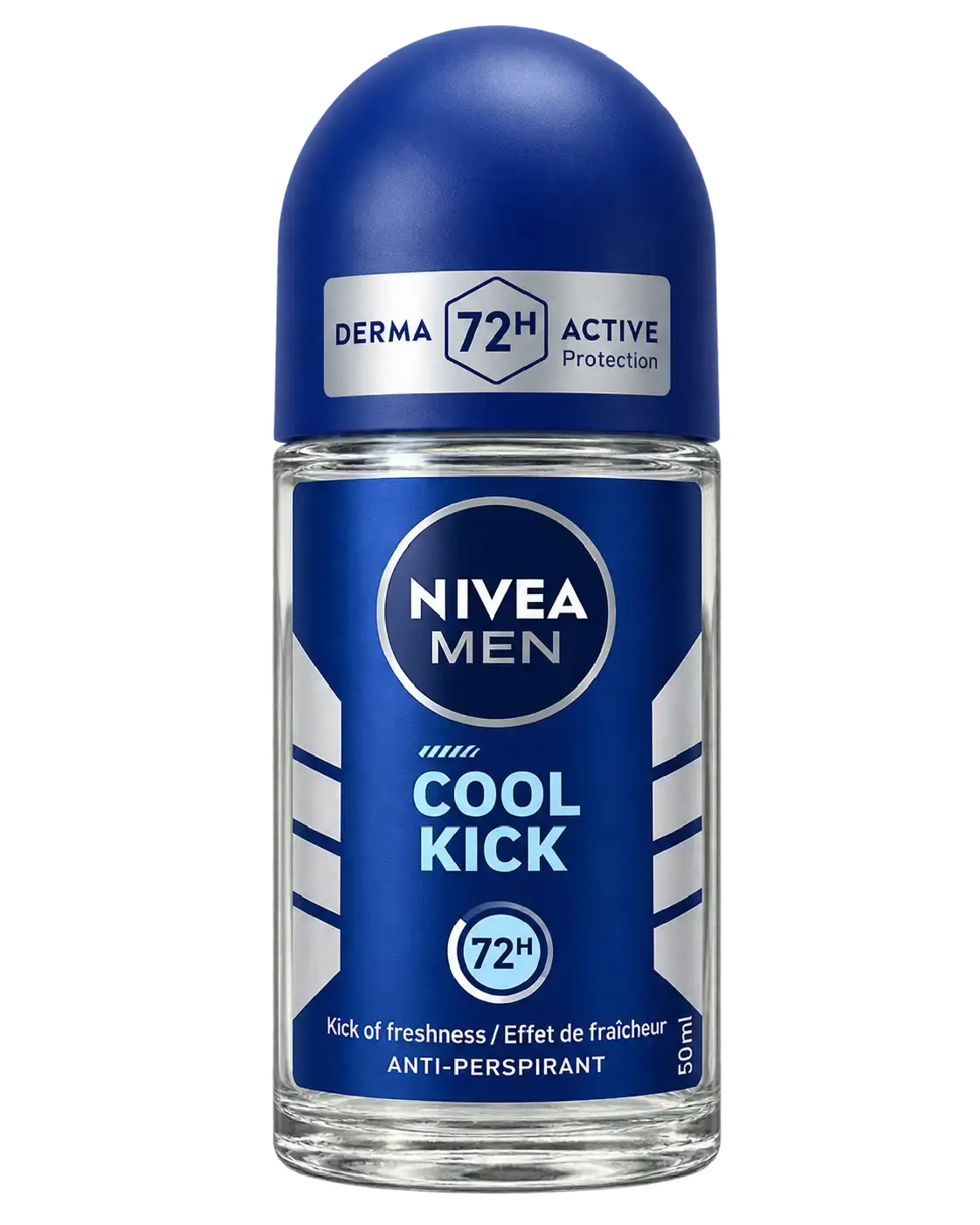 مام رول ضدتعریق مردانه نیوا مدل Cool Kick محافظت ۷۲ ساعته حجم ۵۰ میلی‌لیتر – اصل